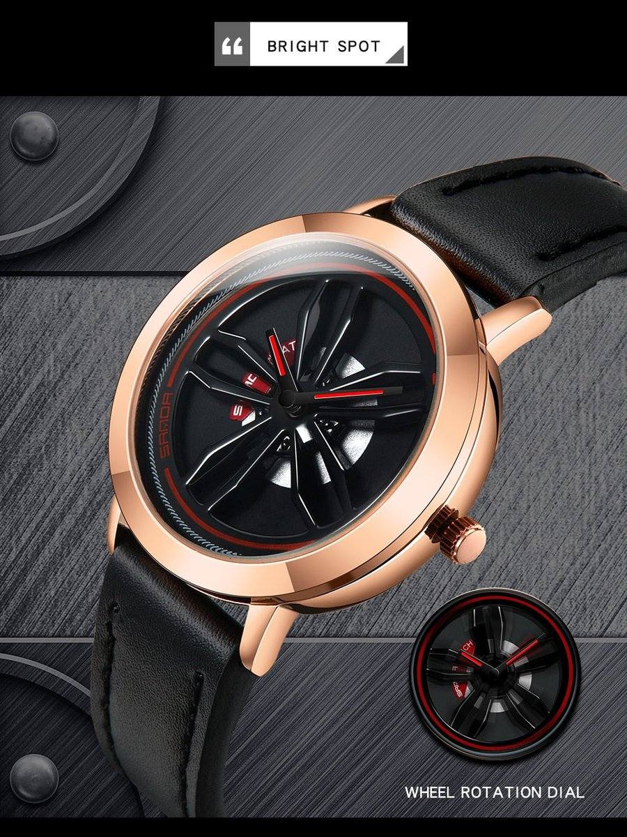 Rotating Car Wheel Wrist Watch for Men - Premium Watches from Dressmycell.com - Just $40.00! Shop now at Dressmycell.com Rotating Car Wheel Wrist Watch for Men - Premium Watches from Dressmycell.com - Just $40.00! Shop now at Dressmycell.com